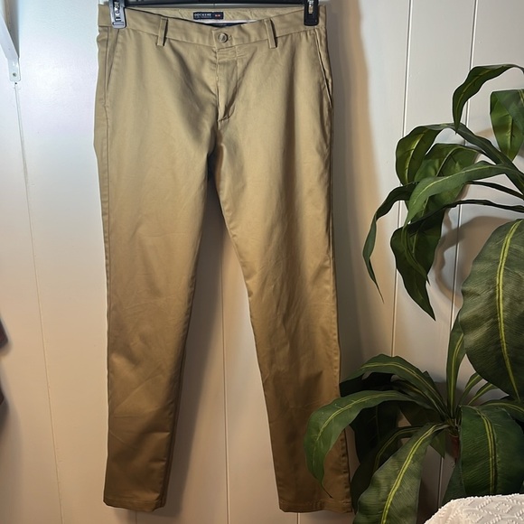 Docker Men Signature Khaki Slim Pant Size 34 X 34 - Picture 4 of 10